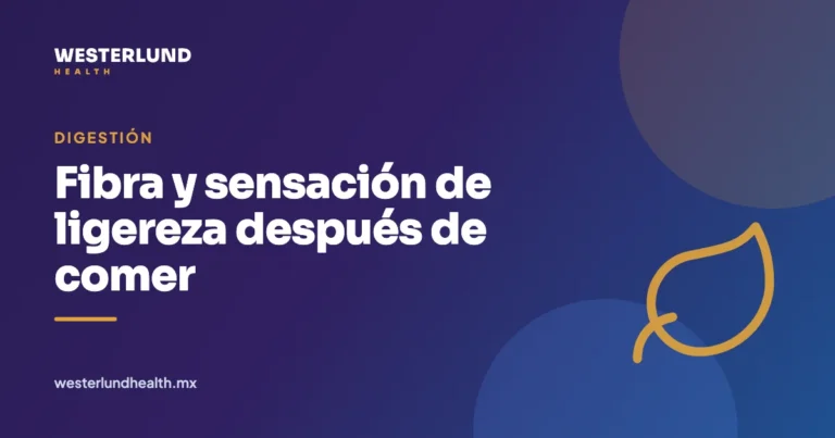 Fibra y sensación de ligereza después de comer — Westerlund Health