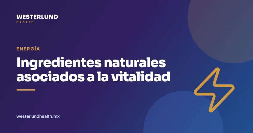 Ingredientes naturales asociados a la vitalidad — Westerlund Health